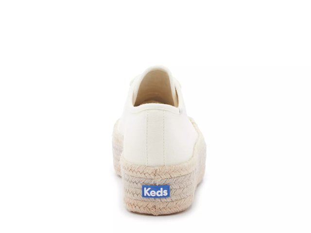 Keds Triple Up Canvas Ombre Jute Platform Sneakers 8.5M
