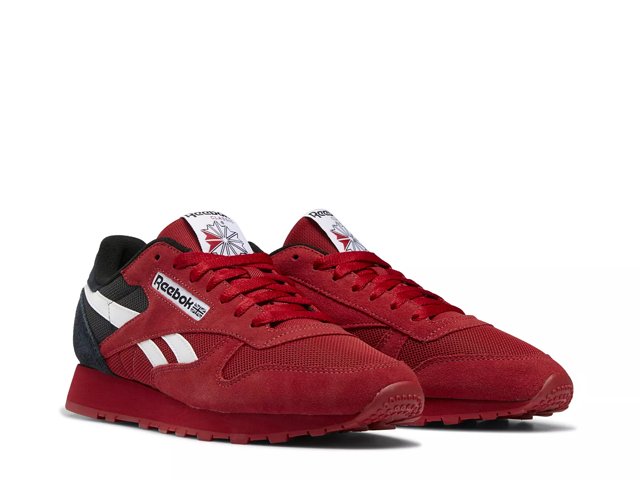 Reebok classic red suede discount