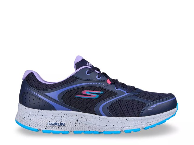 Womens Skechers GO Run Consistent Blue/Purple