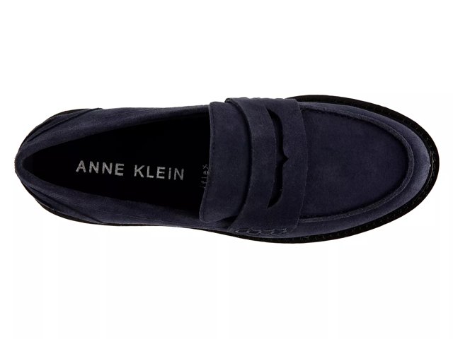 Anne klein navy best sale loafers