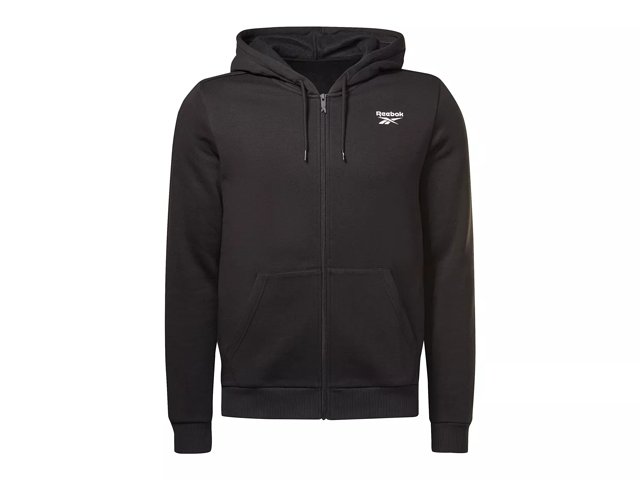 Reebok Reebok Identity Fleece Men s Zip Up Hoodie Free Shipping