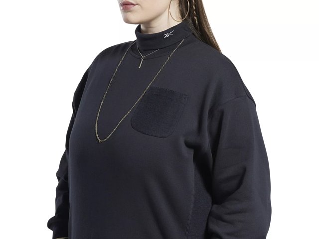 Plus size discount french terry sweatshirt