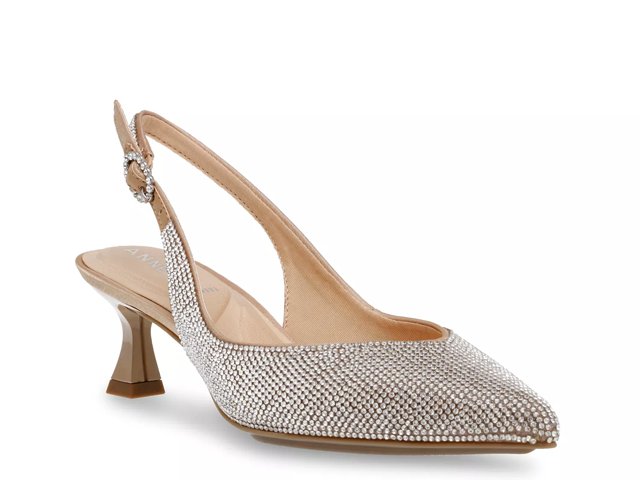Anne klein kitten heel slingback on sale