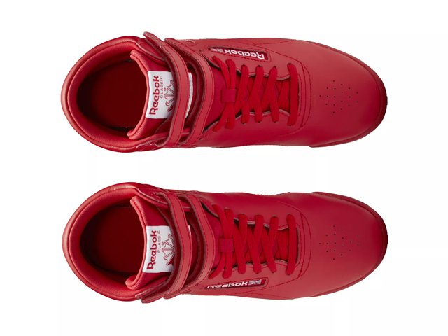 Red high top reebok classics hotsell