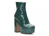 Madlaina Platform Bootie Dark Green view