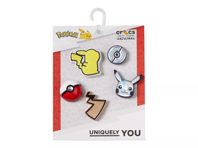 Crocs Pokemon Jibbitz Set 5 Pack Free Shipping DSW