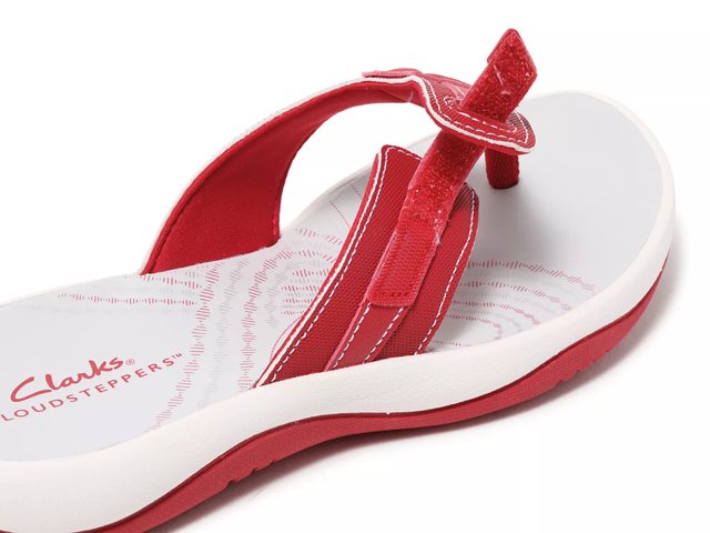 Clarks cloudsteppers red hotsell