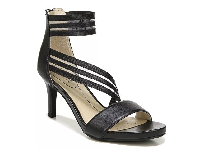 Dsw black strappy sandals discount