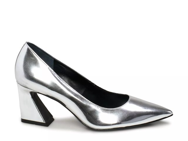 Silver on sale pumps dsw