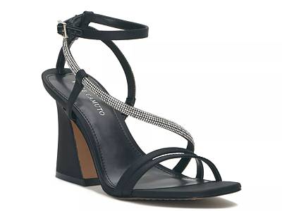 Vince camuto cheap black strappy heels