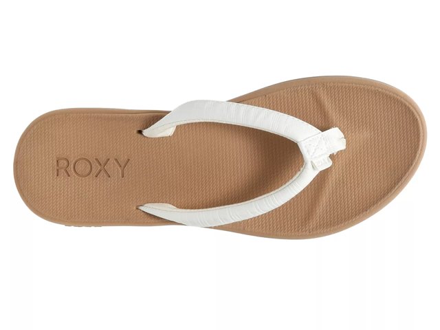 Roxy flip flops dsw sales
