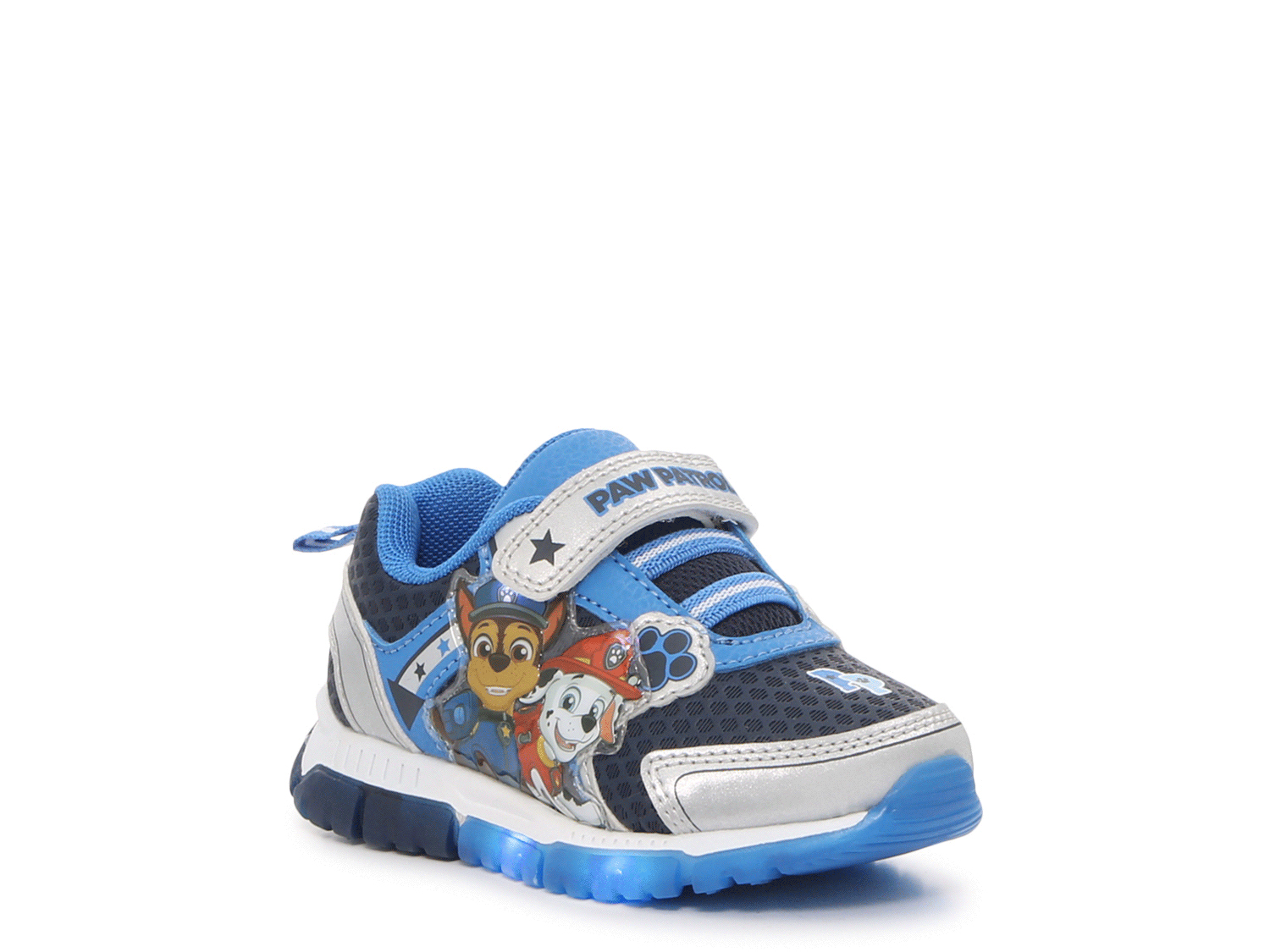 Paw Patrol Lightup Sneaker Kids Boy s Navy Size 8 Toddler Sneakers