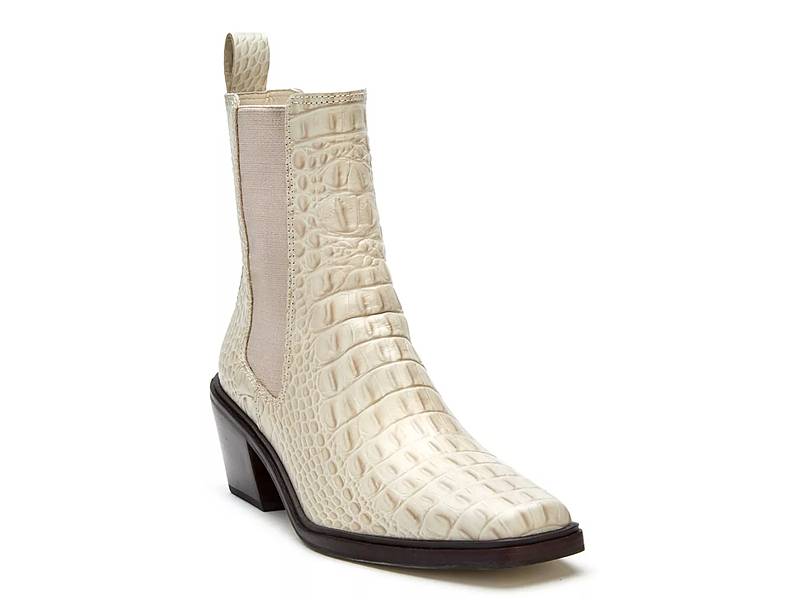 Croc print chelsea discount boots