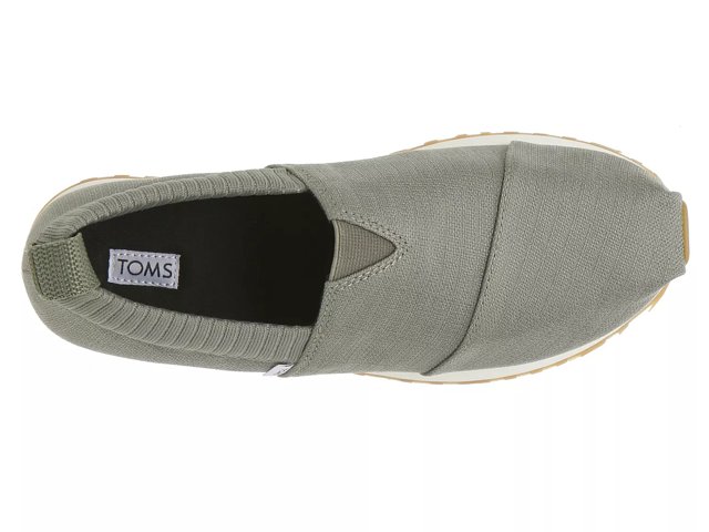 Toms drizzle outlet grey canvas espadrilles