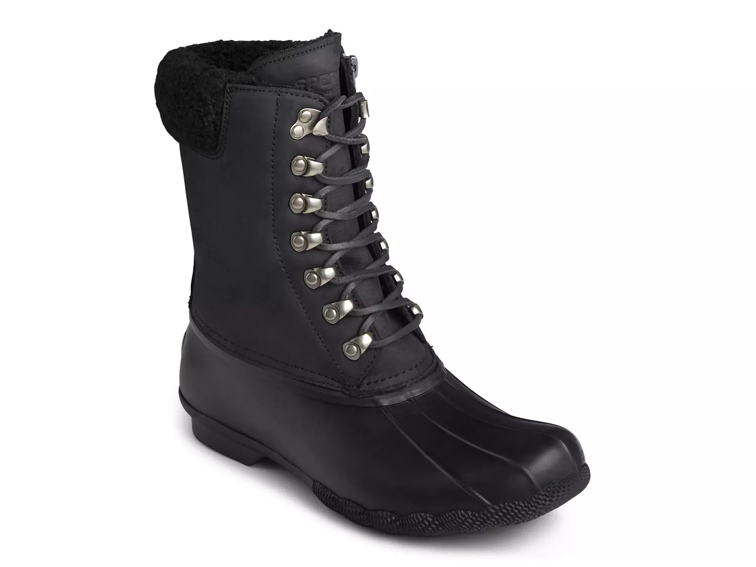 Sperry black 2024 snow boots