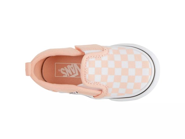 Toddler girl checkered vans 2025