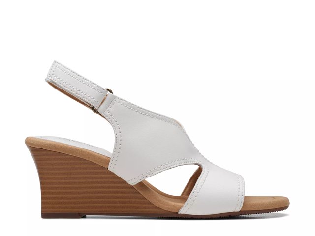 Clarks women's star mello wedge sandal hotsell