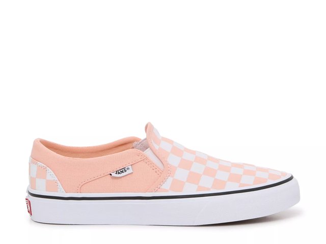Vans womens asher checkerboard sneaker top