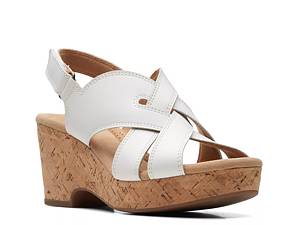 Dsw white wedge on sale shoes