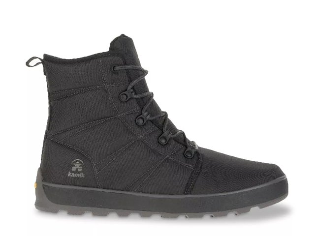  Kamik Men's Forester Cold-Weather Boot, Black/Black Sole, 7