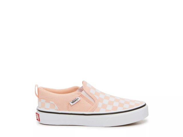 White slip on vans dsw shop