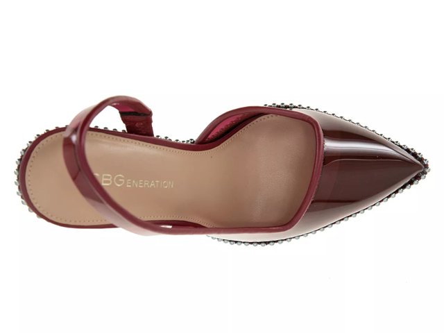 Burgundy hot sale pumps dsw