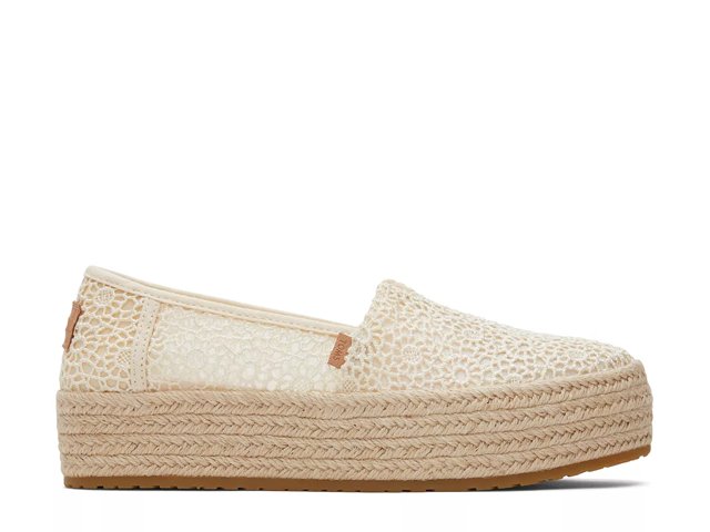 White espadrille slip on sale