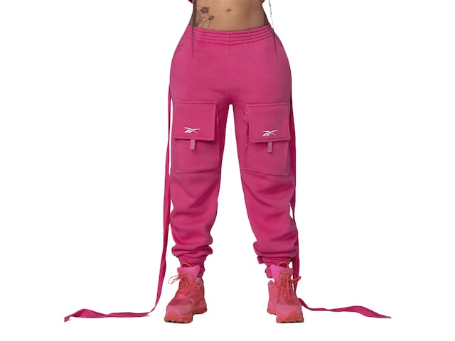 REEBOK Women's Reebok Cardi B Knit Cargo Sweatpants (Plus Size