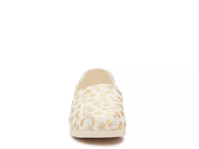 Rose gold metallic cheap woven women's deconstructed alpargatas