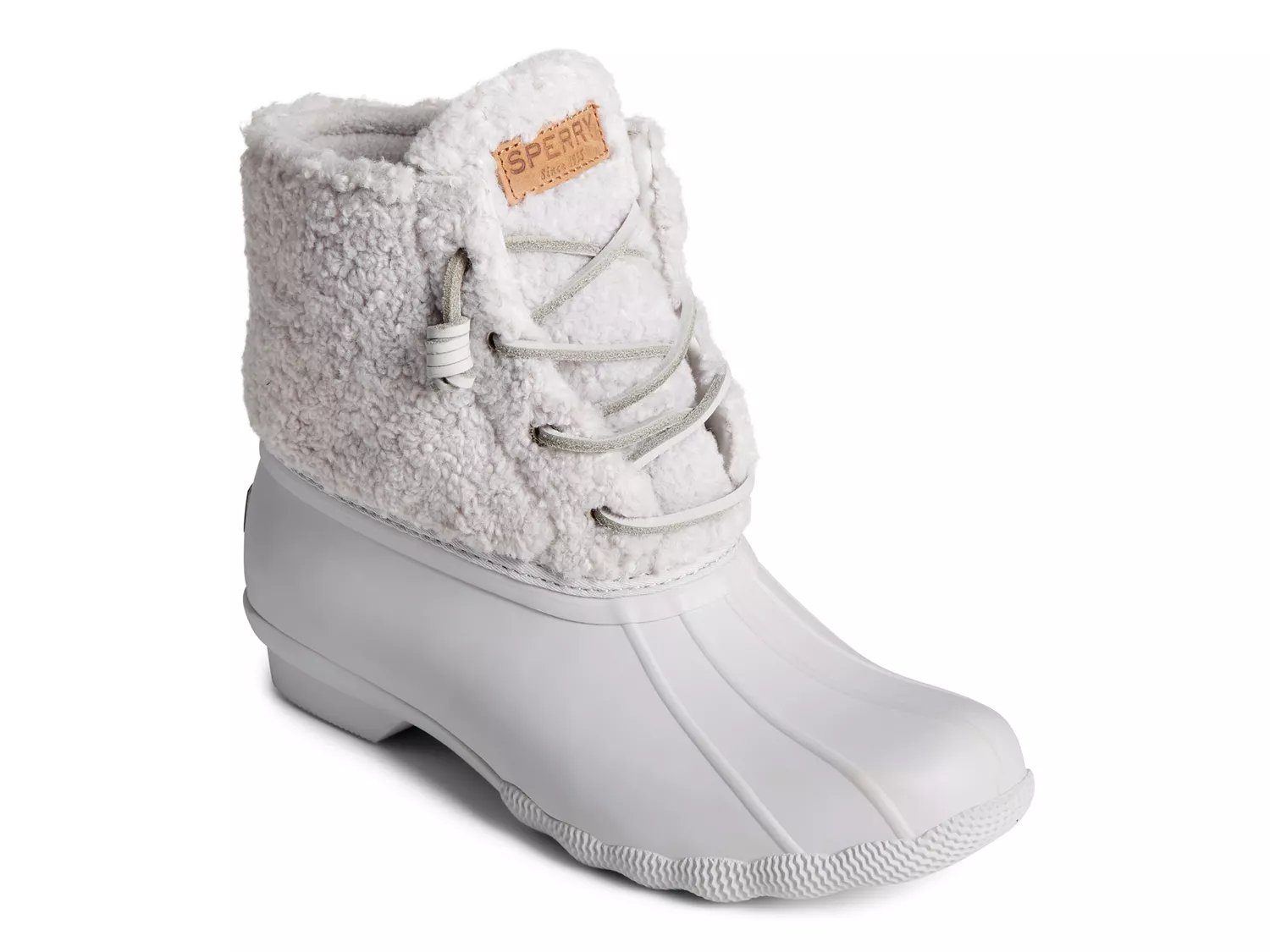 Fuzzy hot sale sperry boots