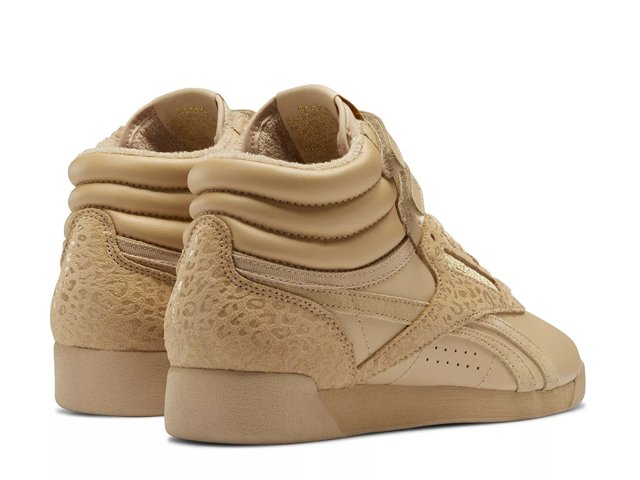 Reebok freestyle hi brown hotsell