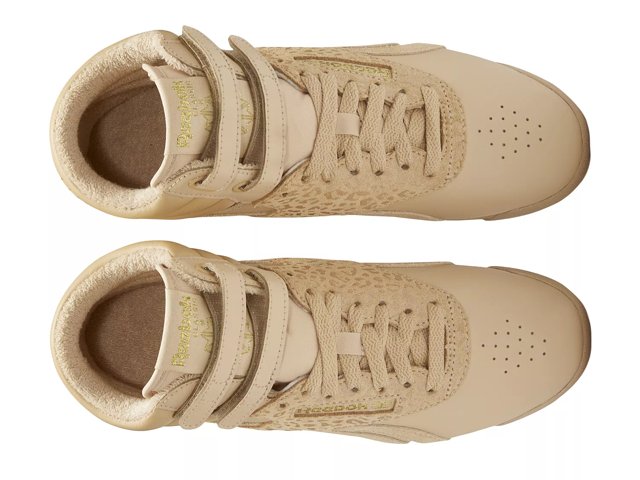 Reebok freestyle hi beige on sale