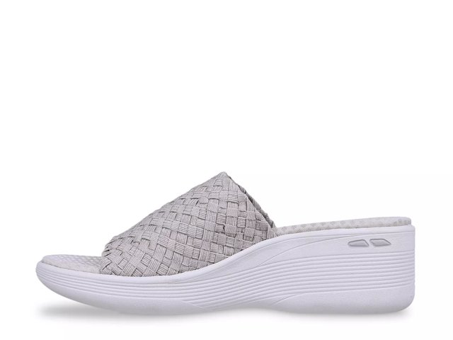 Skechers white wedges outlet