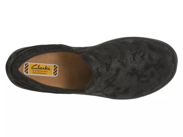 Clarks slip resistant shoes mens discount