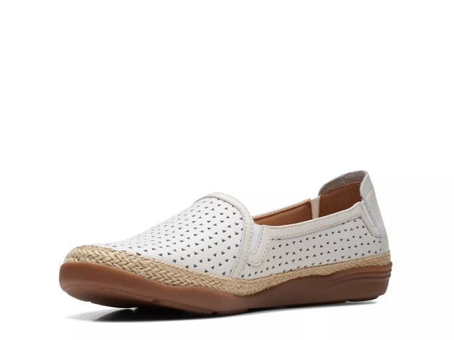 Clarks perforated leather store espadrilles