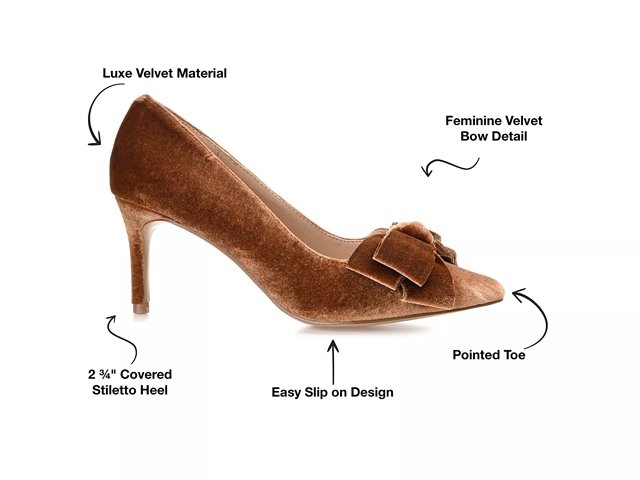 Journee Collection Crystol Pump