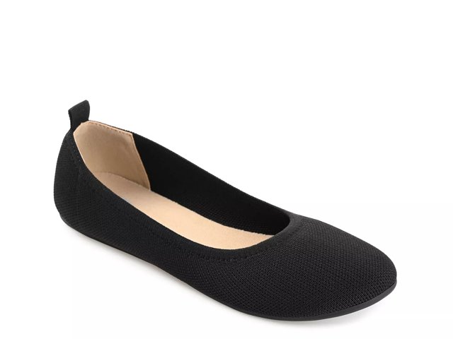Dsw black leather flats clearance