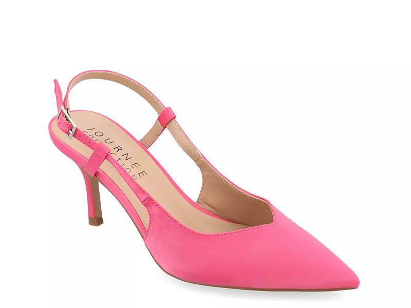 Pale pink slingback shoes best sale