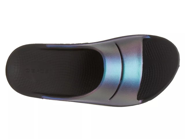 OOFOS OOahh Lux Slide Sandal - Women's - Free Shipping | DSW