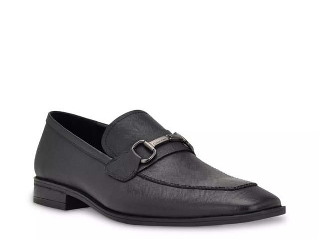 Calvin klein men's bartley hot sale bit textured loafers