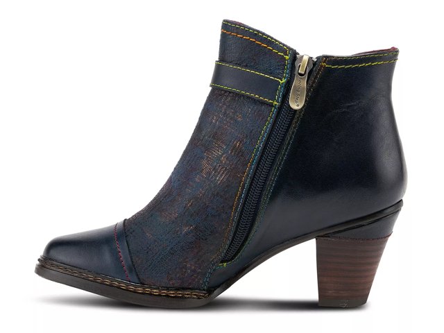 Navy top booties dsw