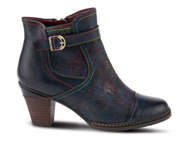 Navy shop booties dsw