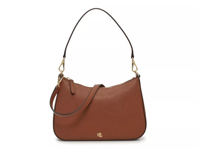 Lauren Ralph Lauren Danni 26 Leather Shoulder Bag Free Shipping