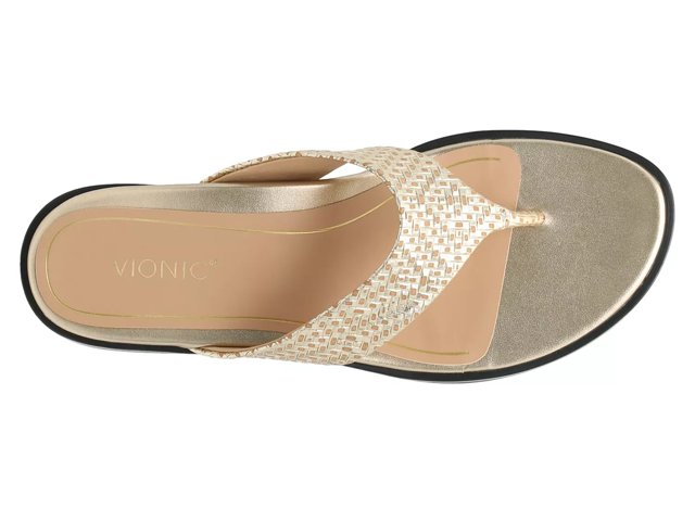 Vionic Women's Agave Medium/Wide Flip Flop Sandal