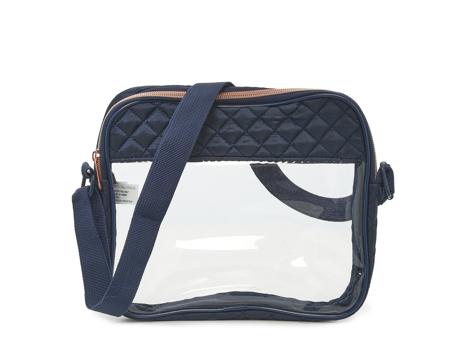 MYTAGALONGS Clear Crossbody Bag - Free Shipping