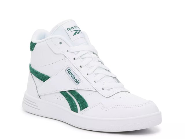 Reebok classic all white high tops sales