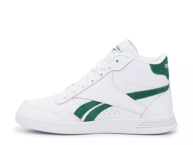 White high top reebok sneakers clearance