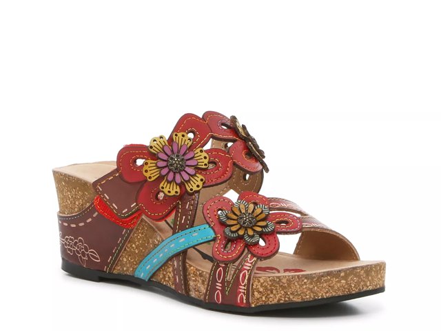 L'Artiste by Spring Step Carswan Wedge Sandal - Free Shipping | DSW