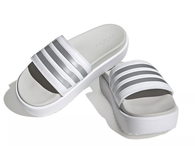 Adidas platform sandals store