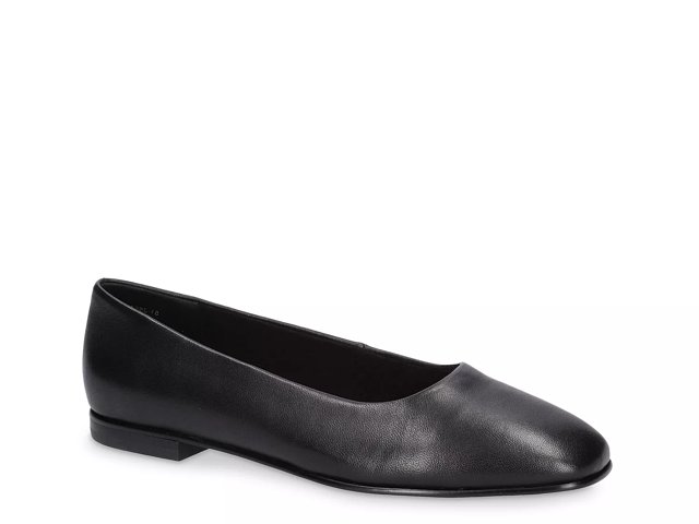 Dsw leather flats store